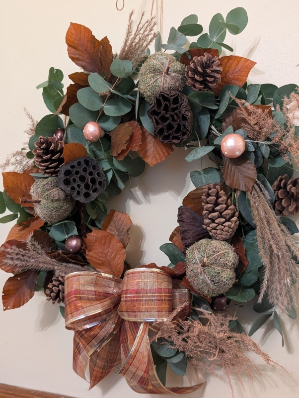 Traditional Foliage Autumn Wreath